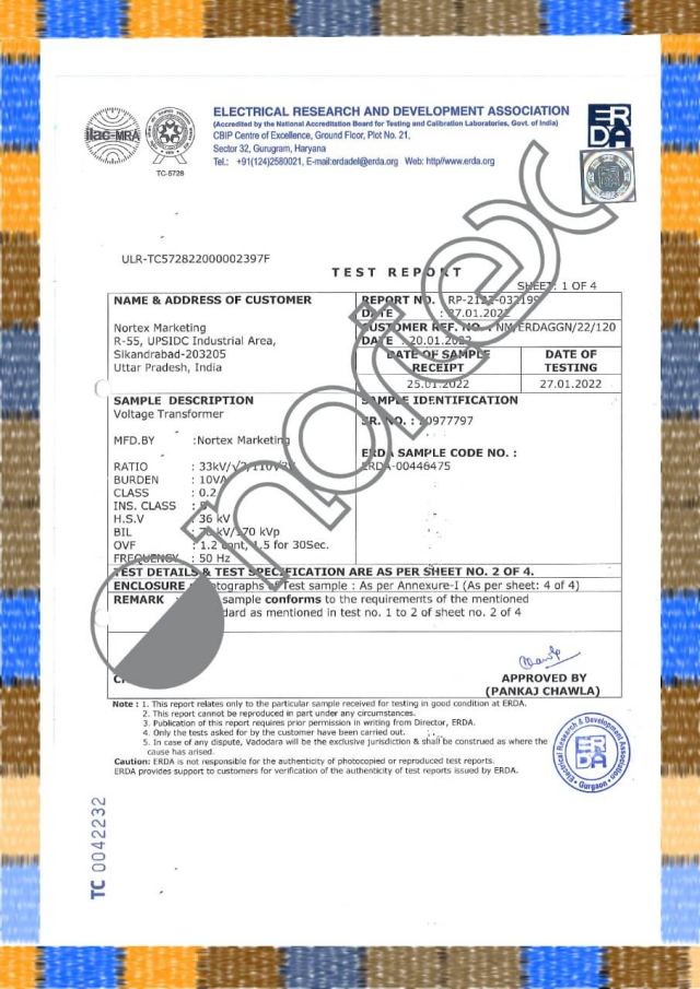 Type test certificate 14