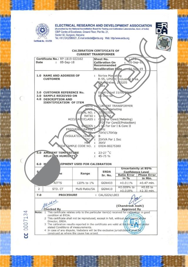Type test certificate 17