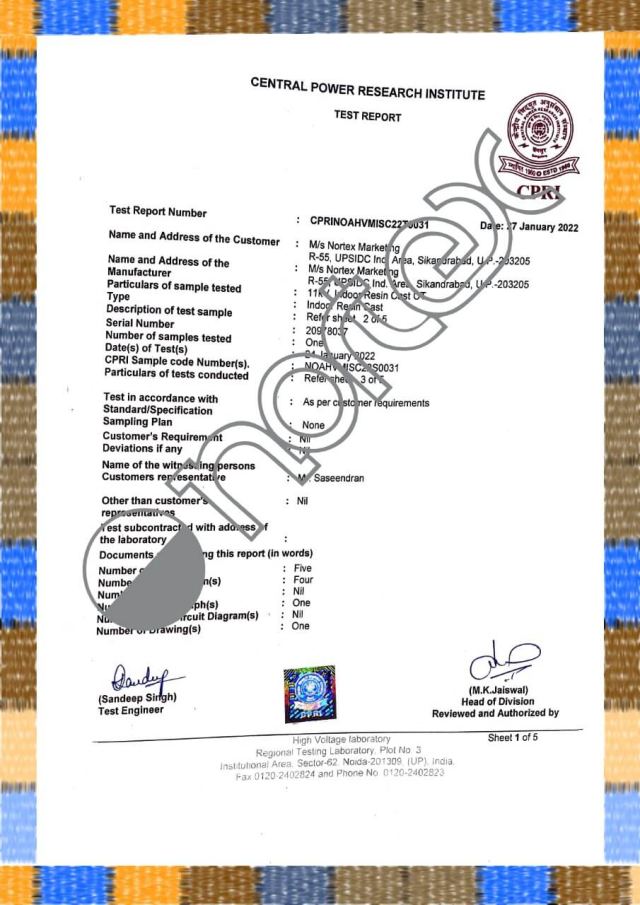 Type test certificate 2