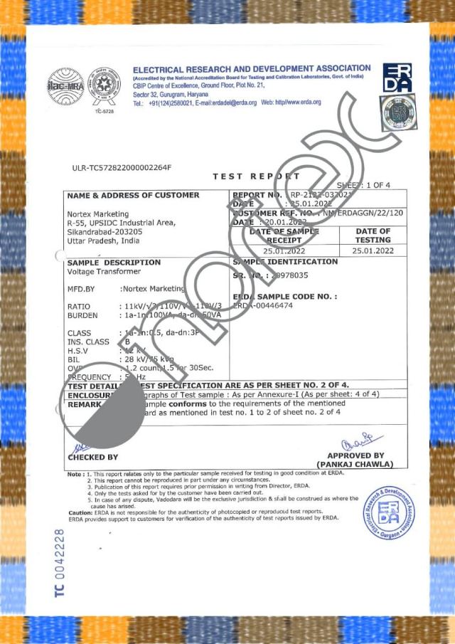 Type test certificate 7